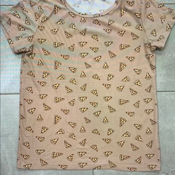 Tops - Pizza Print Kids T-Shirt